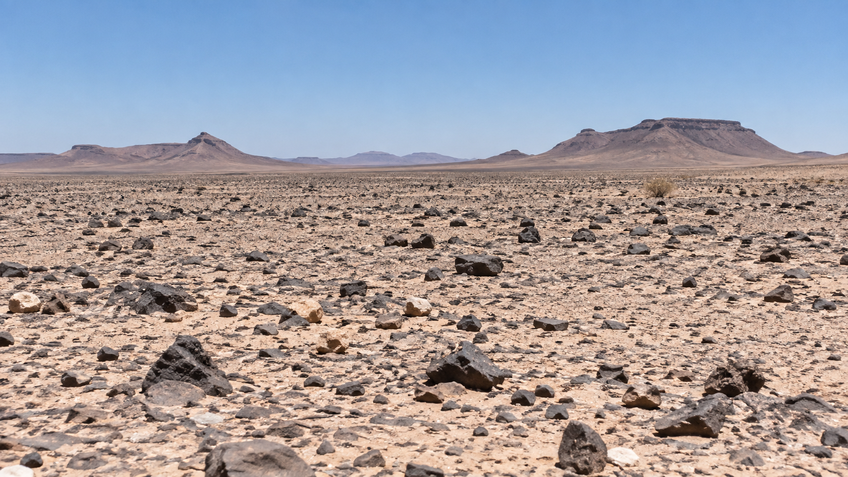 meteorite hunting in Morocco
