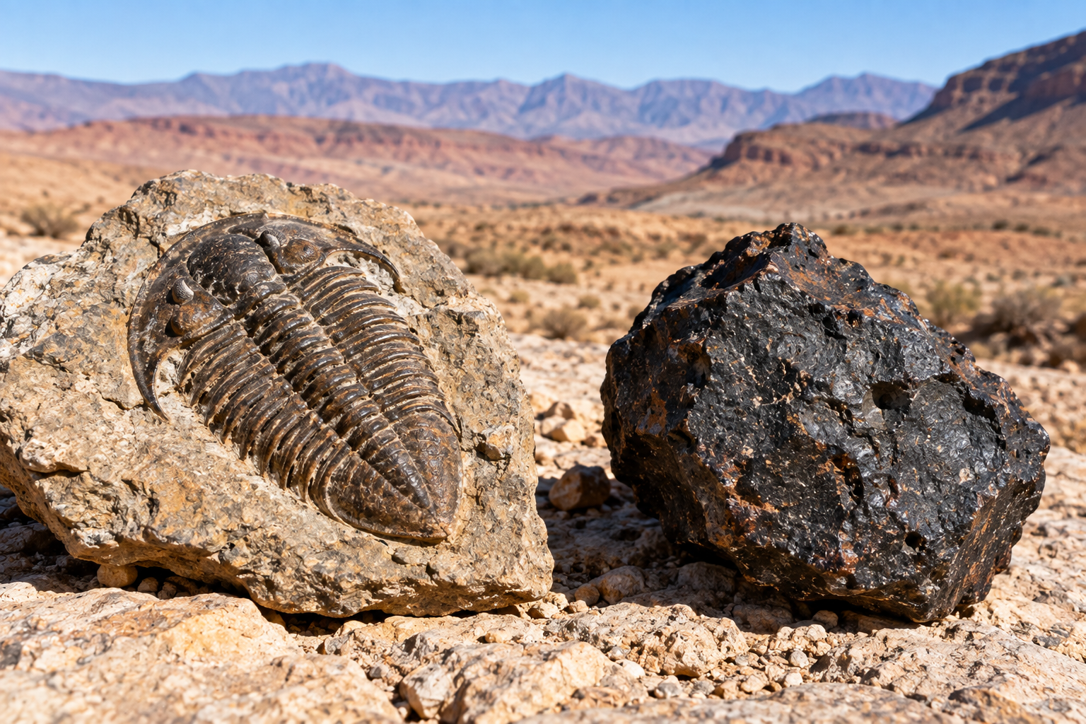 meteorite hunting in Morocco