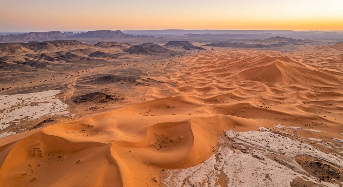 How Were Erg Chebbi Dunes Formed