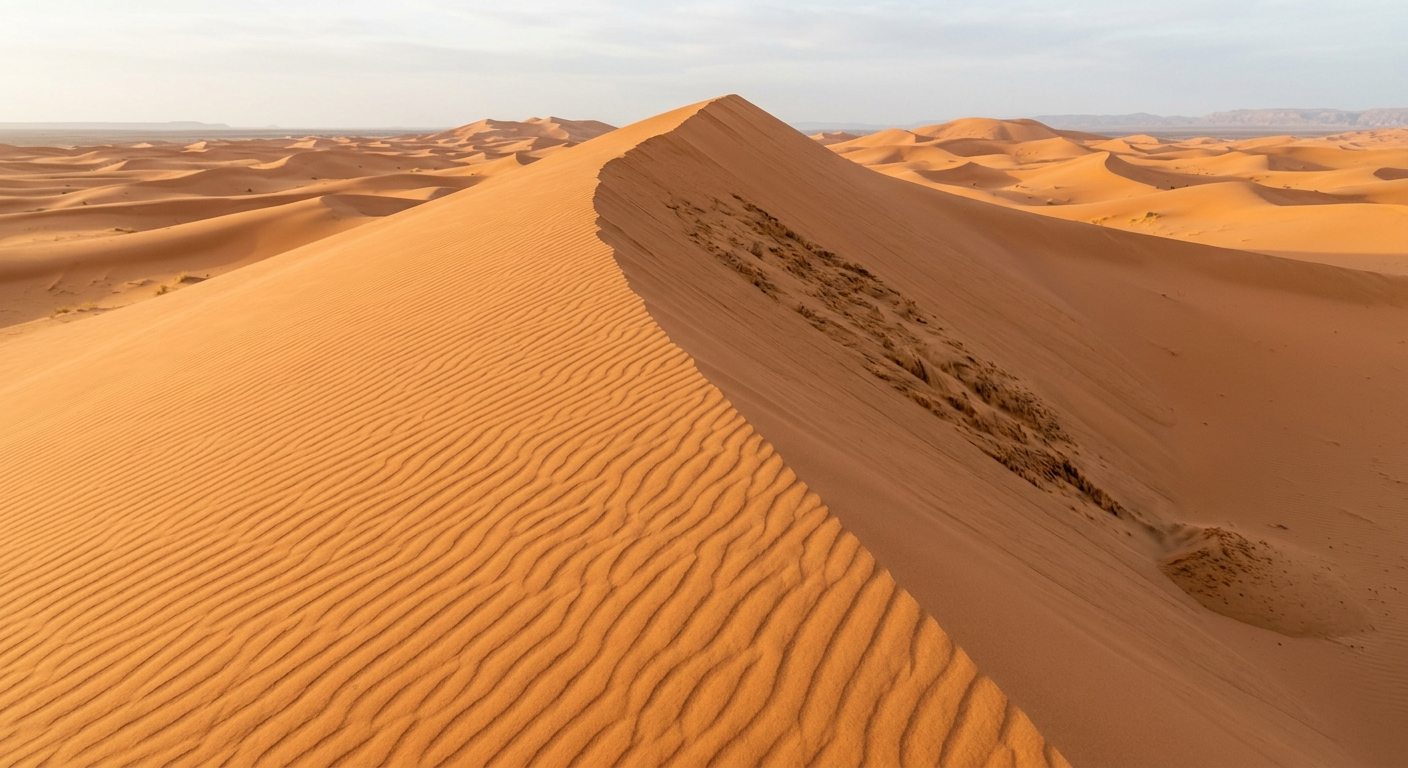 How Were Erg Chebbi Dunes Formed