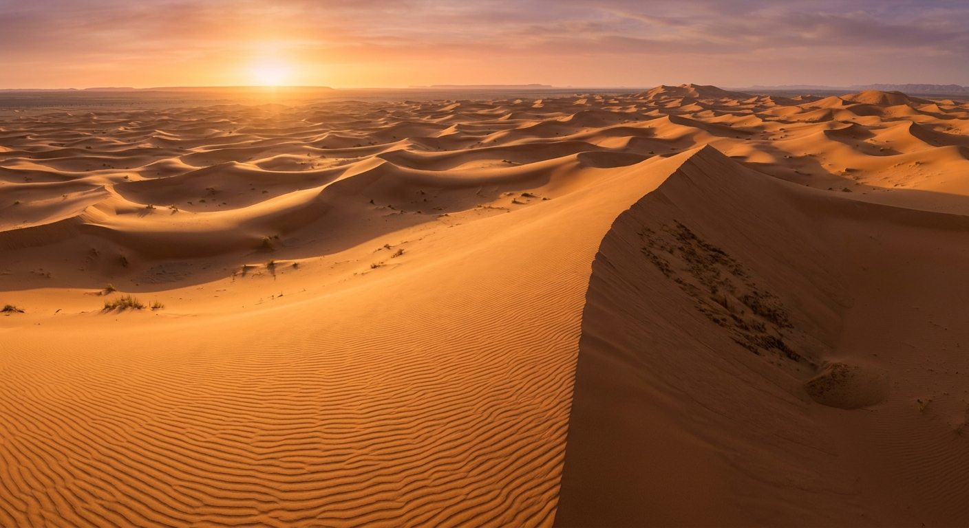 How Were Erg Chebbi Dunes Formed